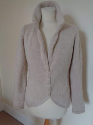 LOLITAS & LOLOS BEIGE MOHAIR KNITTED JACKET