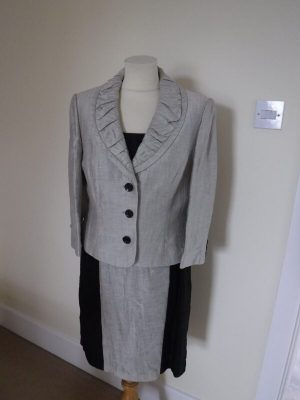 PRECIS SILVER GREY AND BLACK DRESS SUIT