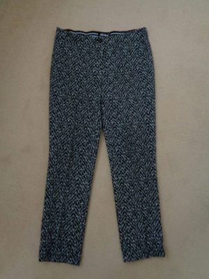 MICHELE BLACK AND GREY PRINT TROUSERS