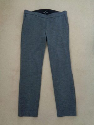LUISA CERANO GREY PATTERNED TROUSERS