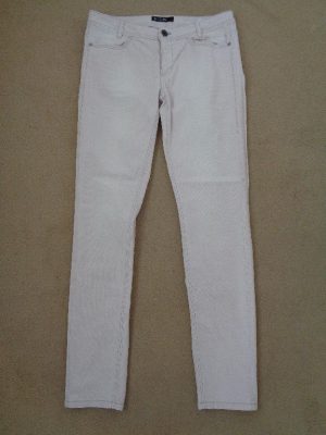 MARC CAIN PALE PINK JEANS WITH GREY STITCH DETAIL