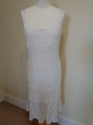 FRENCH CONNECTION 'HAVANA' BRAND NEW CREAM LACE STRAPPY DRESS